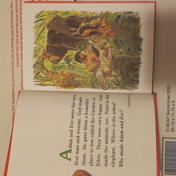 My First Bible In Pictures By Kenneth N. Taylor Hardcover Book - Picture 5 of 10